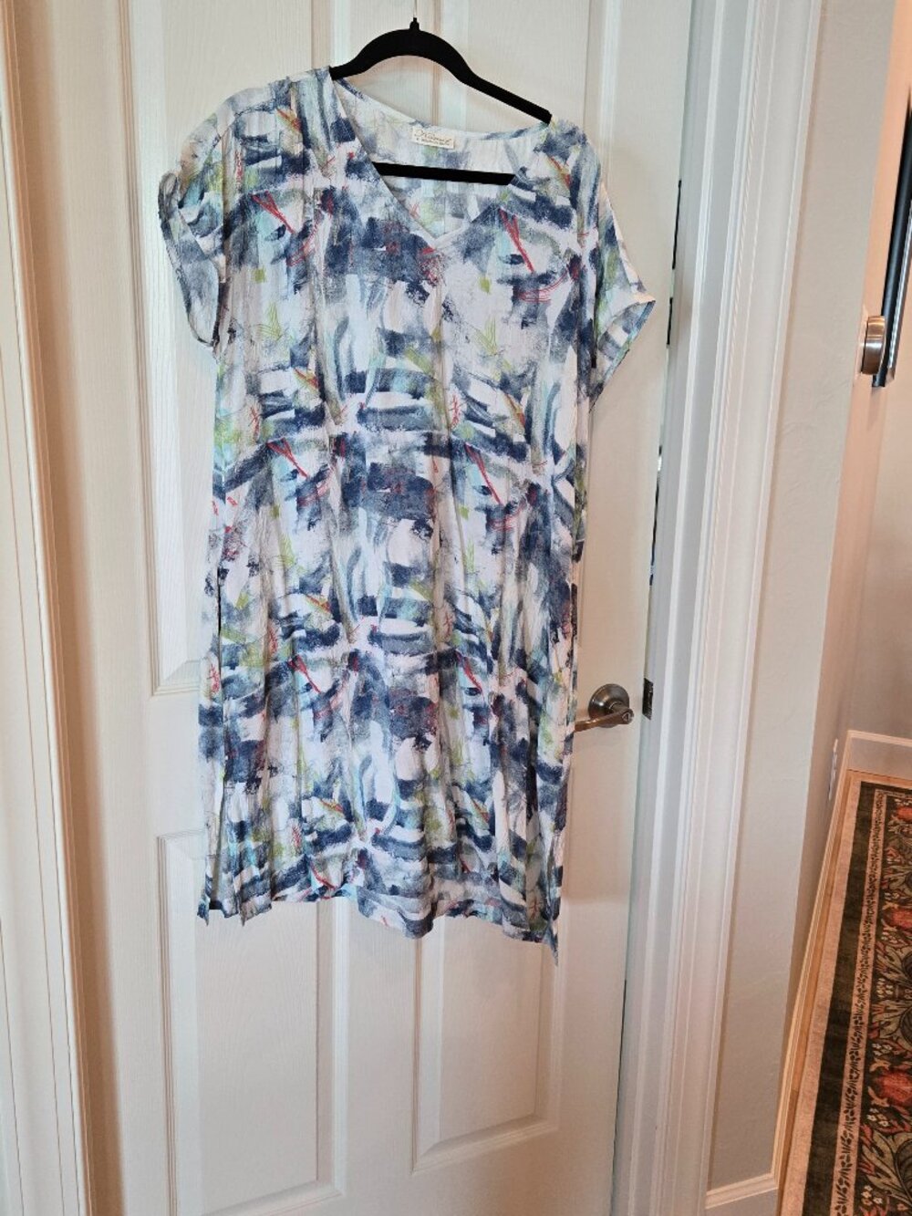 Komil blue and white dress